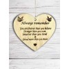 Pet-Jos Decorative Sign Heart Plaque 10 x 10 cm Always