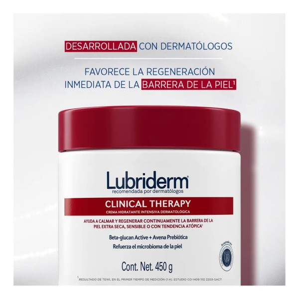 Crema Corporal Lubriderm Clinical Therapy Tarro 450 g