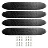 RULLINE Heavy-Duty Non-Slip 4"x24" Oval Step Bar Tread Pad -