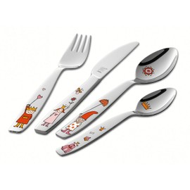 Zwilling Emilie 07136-210-0 Children's Cutlery Set 4 Pieces Polished Stainless Steel 18/10