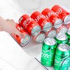 Puricon 2 Pack Standard Can Drink Dispenser Organizer for Refrigerator