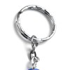 Komonee Palm Tree Blue Keychain Bottle Opener Key Chain Metal
