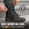 Maelstrom TAC FORCE botas de trabajo tácticas militares, con cierre,