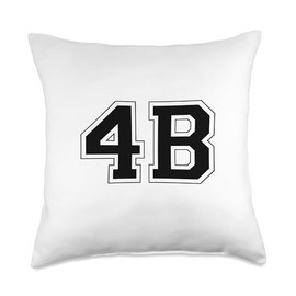 4B Movement Feminist Four Nos Equality Independence 4B Throw Pillow