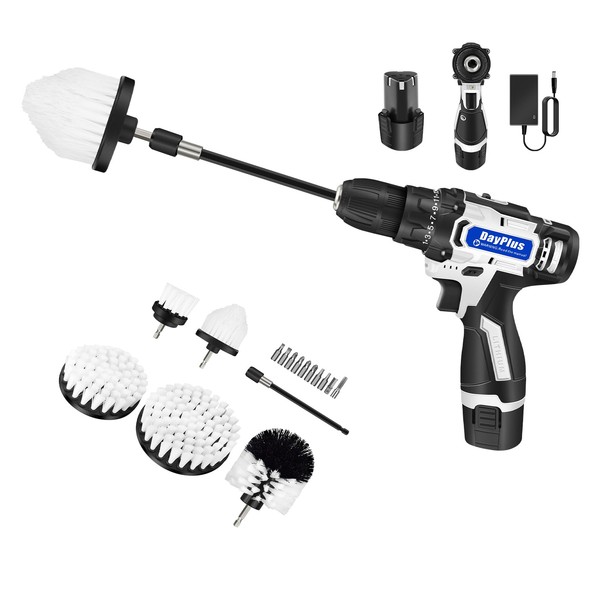 8 PCS Drill Brush Attachment Set, Drill Cleaning Brush Attachment