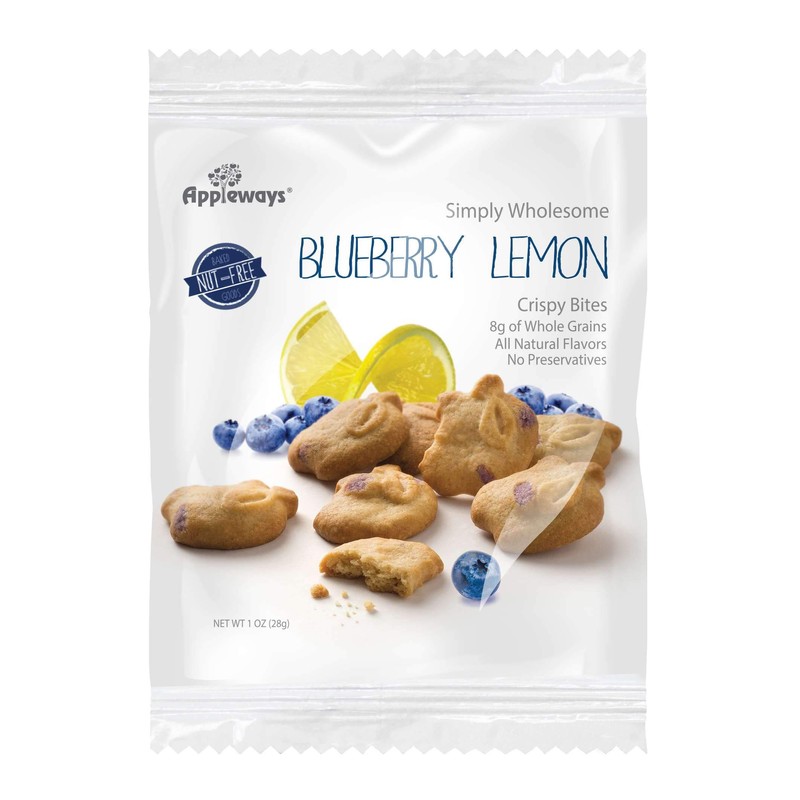 Appleways Whole Grain Blueberry Lemon Crispy Bites | 1 Oz