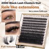 Cluster Lashes Kit - Fluffy Cluster Lashes 10-18mm, 200D Lash