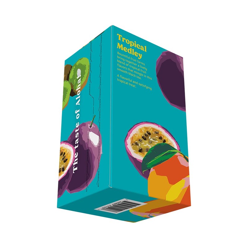 Hawaiian Islands Tropical Fruit Medley Black Tea, All Natural -