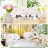 Mimorou 6 Sets Flower Table Centerpieces White Artificial Wedding Faux