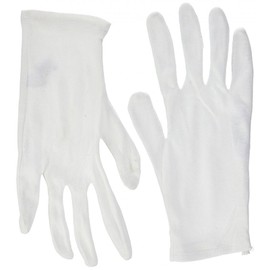 Connex cox938250 Cotton Gloves, White, Size 10