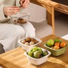Kitchen Strainer Bowl Fruit Vegetable Washing Basket, 2-in-1 Small Plastic