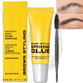 Eyebrows Styling Spiking Glue,Eyebrow Gel Clear,Brows & Edges 2 in 1 Eyebrow Gel,Clear Eyebrow Setting Gel,Long-Lasting Brow Gel for Styling and Sculpting,Eyebrow Shaping Gel,Eye Brow Tint Kits