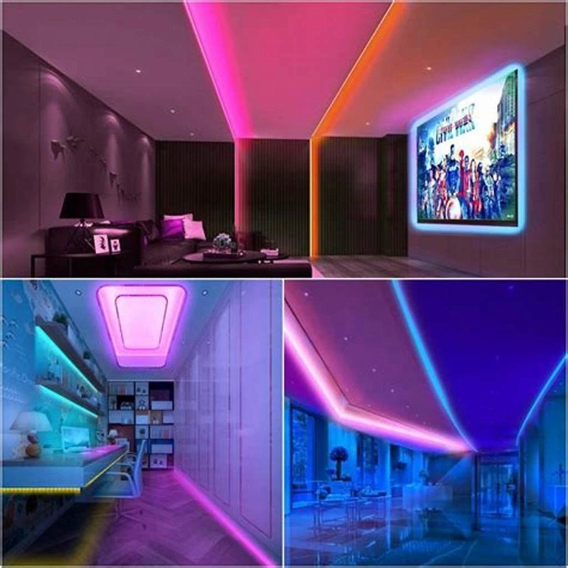 SHENKENUO NEW 5M Bar Billiard Pool Table Bumper Lights LED