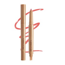 Hxssll Matte Lip Liner Pencil, Long-Lasting Creamy Formula with Silicone Smudger, Waterproof Non-Staining Crayon for Lip Contouring, Plump Define Sculpting 02#