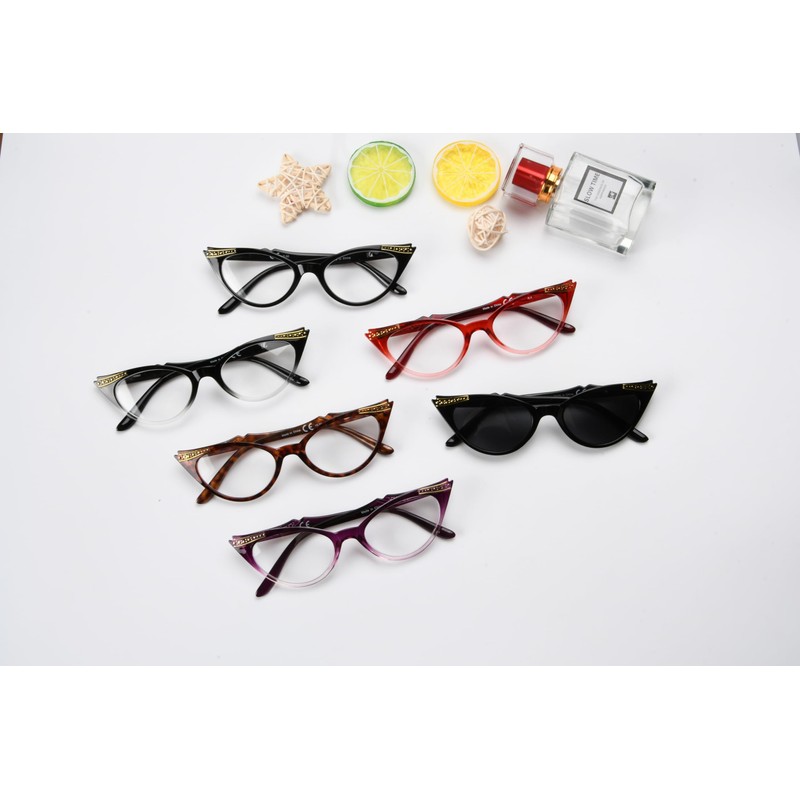 Eyekepper Pack of 6 Women's Cat Eye Glasses, Includes Sunglasses