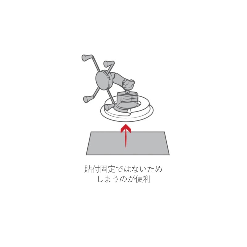 Ram Mounts RAP-279B Dashboard Friction Weight Base for Suction Base