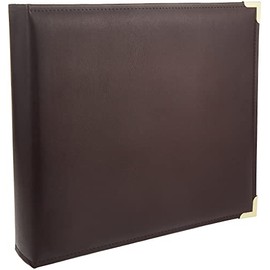 Pioneer 12 Inch by 12 Inch 3-Ring Sewn Oxford Scrapbook Binder, Burgundy