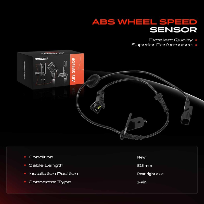 Frankberg ABS Sensor Wheel Speed 2-pin Rear right 58960G6000