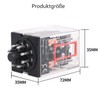 2 pcs MK2P-I Electromagnetic Relay AC 220 V, 8-pin, Coil
