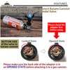 CAMPINGMOON Butane Gas Fuel Canister Adapter Stand Type Convertor for