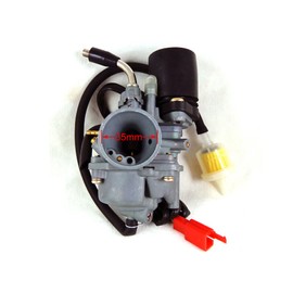 Carburetor with Electric Chock for GY6 47cc 49cc 50cc 2 Stroke ATV Scooter Moped Eton Viper 50 90 Arctic CAT 90 Dinli 50cc 90cc 110cc Yamaha Jog Minarelli 50 90 1PE40QMB