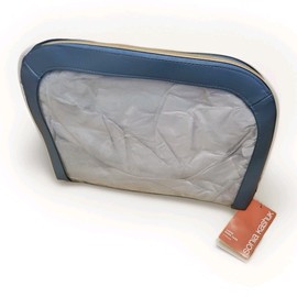 Sonia Kashuk Large Dome  Case, Makeup Bag, Blue/clear, 2 Pieces