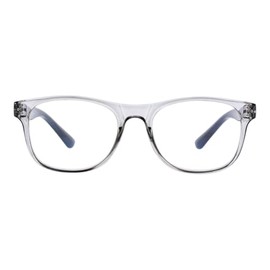 Life is Good Rectangle Readers Rectangular Reading Glasses, Grey, 53mm, 18mm, 145mm + 1.25