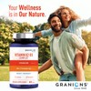 Granions Max Strength Vitamin D3 K2 Supplement - 250mcg (10,000