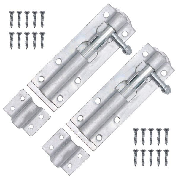 EAI Heavy Duty Tower Bolt | 4 Inch | Galvanised
