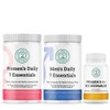 Women's & Men's Daily 7 Essentials + Vitamin D3 + K2 Chewables Bundle