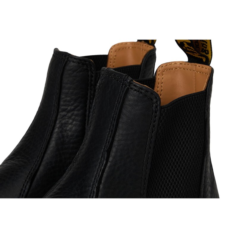 Dr. Martens Unisex 2976 Leather Chelsea Boots, Black, 6 US