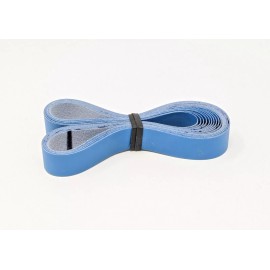 Pro Sharpening Supply 1X30 Blue Micron Polishing Sanding Belt 10pk with Cushioned Mylar Backing - 2000 grit
