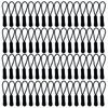 Zorfeter 100PCS Durable Zipper Pulls, Replacement Zipper Tabs Cord Extender