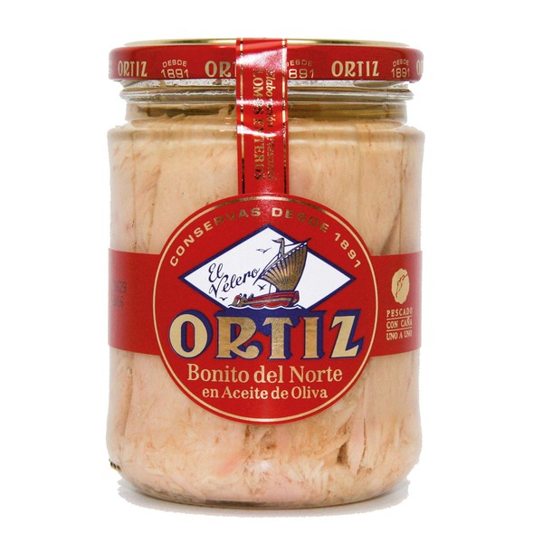 Ortiz - Ortiz Tuna Bonito del Norte en frasco de aceite de oliva - 7.76 onzas