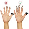 DLAND 18 Adjustable Finger Picks,Including Stainless Steel Finger Picks, 4