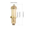 CXMTECH 2PCS Bath/Basin Sink Clicker Ejector Bolts Replacement Brass Poppet