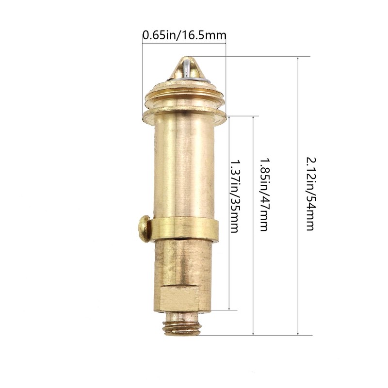 CXMTECH 2PCS Bath/Basin Sink Clicker Ejector Bolts Replacement Brass Poppet