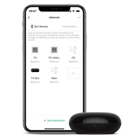 LinknLink Smart WiFi Universal Remote: IR Blaster for TV, Aircon, STB, Featuring Bluetooth BLE Smart Home Hub, Compatible with Alexa, Google Home (eRemote)