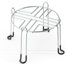 British Berkefeld Gravity Water Filter System Stand - Stainless Steel Water Filter Stand for 6L Gravity Systems with Anti-Slip Rubber Feet | Support Stand for Water Filter Tap | 31Lx31Wx18H