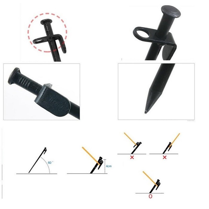 TKS Steel Pegs, Iron Pegs, Forged Pegs, Durable, Won't Break