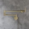 Wall Mount Pot Filler Kitchen FaucetColor: as Pic Color