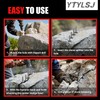 20PCS Rock Splitting Wedges,Wedge and Feather Shims,0.7'' Plug Shim and