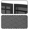 FireBeauty Fireplace Screen 3 Panel Wrought Iron Black Metal 48"(L)