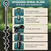Ground Anchors Heavy Duty Mobile Home Anchor Shed Anchors Kit,