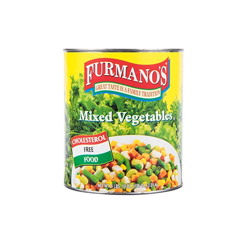 Mixed Vegetables - #10 Can - 6/Case TableTop King