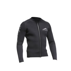 SBART 1.5mm Wetsuit Top Men UPF 50+ Front Zip Neoprene Jacket