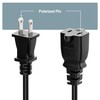 Double Break On Off Switch Extension Cord, 2-Prong/2 Outlet Polarized