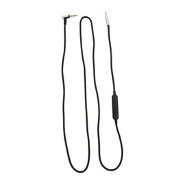 MERRYHAPY Fit 2.5mm Headphone Cable Nylon Material Volume Control Gaming Headset Wire