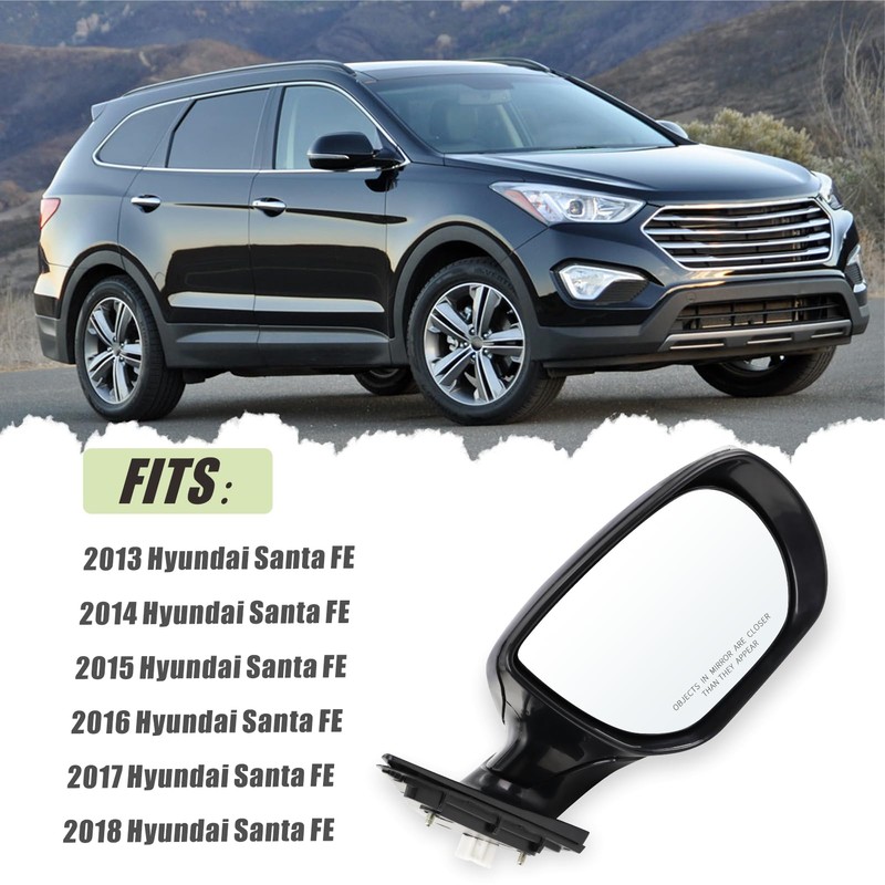 Lqito Right Passenger Side Mirror Compatible with 2013 2014 2015