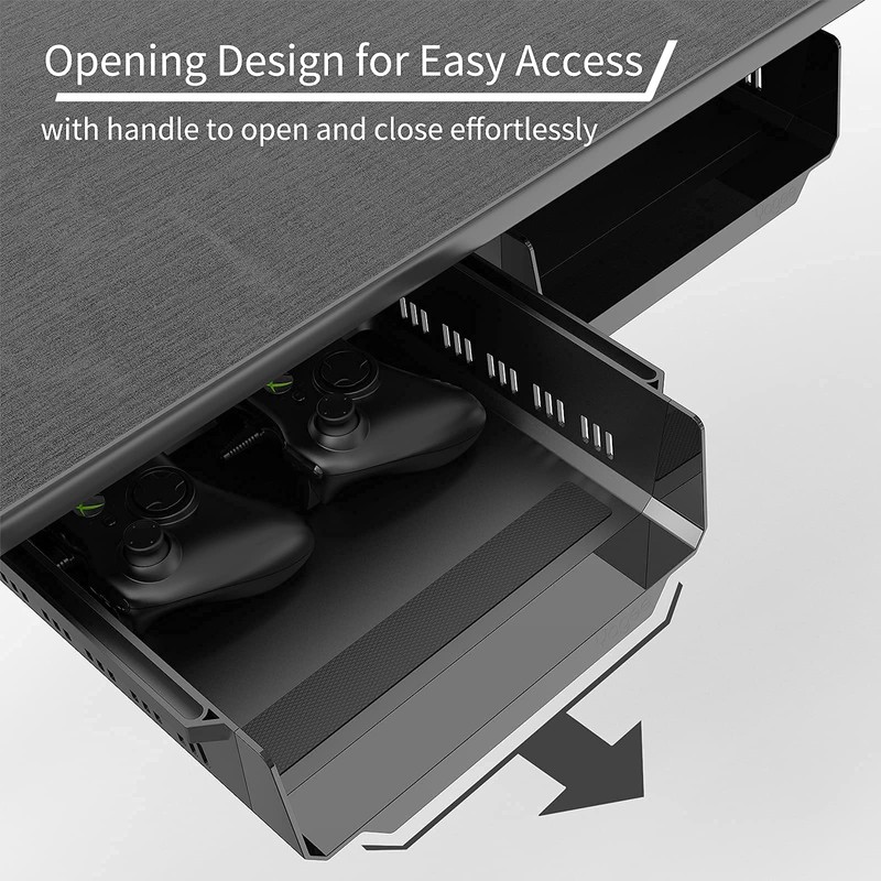 YaGee Under Desk Shelf, 2 Pack, Self-Adhesive Device Storage, Great